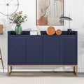Sideboard mit 4 grifflosen Turen im modernen Design fur Kuche, Esszimmer und Wohnzimmer, 120 ¡Á 30 ¡Á 80 cm